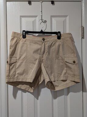 NWT Natural Reflections Cotton Tan Shorts